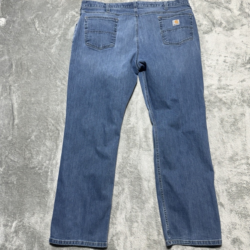 Carhartt Relaxed Fit Jeans Men's 42x32 Blue Denim Workwear Pants